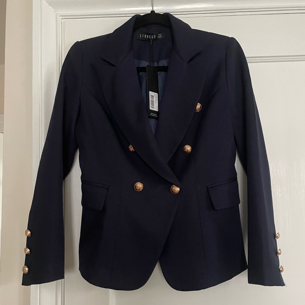 Lioness Palermo Blazer, Navy, XXS, NWT - Picture 7 of 10
